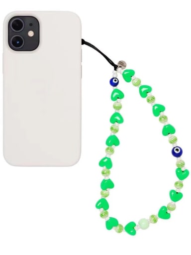 Multi Color Acrylic Heart Bohemia Mobile Phone Accessories