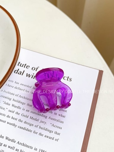 Cellulose Acetate Cute Geometric Alloy Multi Color Jaw Hair Claw