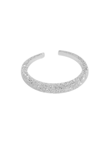 Jt543 Fine[No.17] 925 Sterling Silver Round Minimalist Band Ring