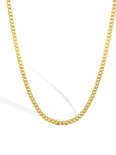 Brass Minimalist Cable Chain