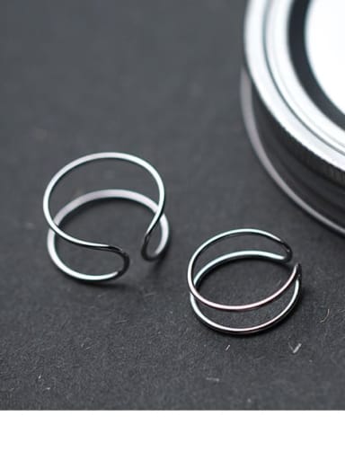 925 Sterling Silver Smooth Round Minimalist Stackable Ring