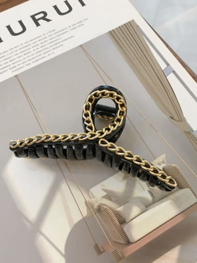 Alloy Cellulose Acetate Minimalist Geometric  Jaw Hair Claw