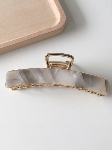 Cellulose Acetate Vintage Geometric Alloy Jaw Hair Claw