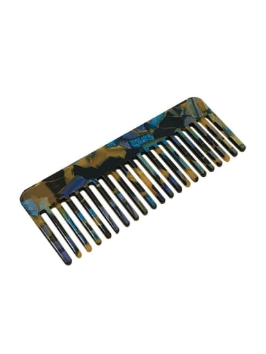 Cellulose Acetate Minimalist Geometric Hair Comb