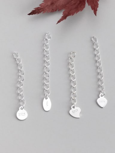 925 Sterling Silver Minimalist Chain Tail