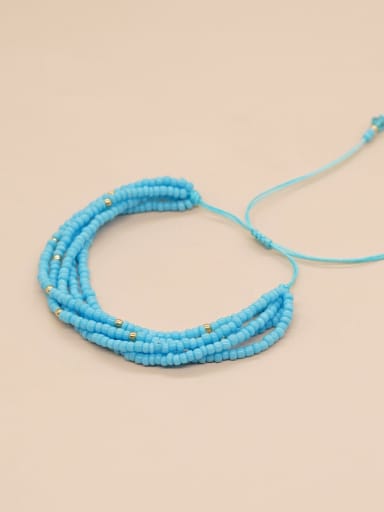 Glass beads Multi Color Bohemia Handmade Beaded Bracelet
