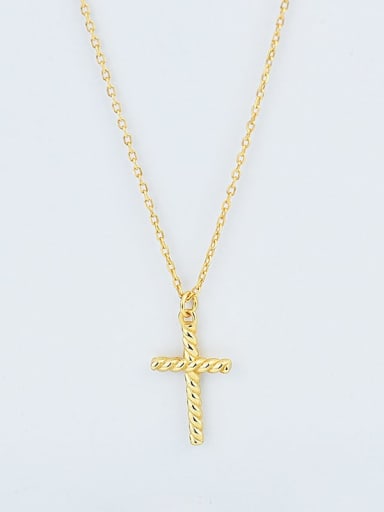 925 Sterling Silver Cross Minimalist Pendant Necklace