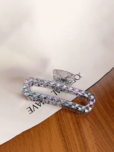 Dazzling color 13cm Trend Geometric Resin Multi Color Jaw Hair Claw