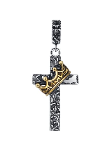 custom 925 Sterling Silver Vintage Cross  Pendant