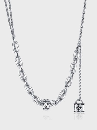 925 Sterling Silver Locket Vintage Necklace