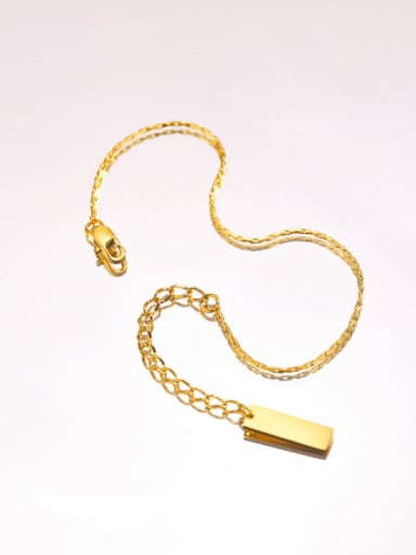 Stainless steel Irregular Chain Minimalist Link Bracelet