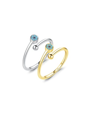 custom 925 Sterling Silver Turquoise Geometric Minimalist Band Ring