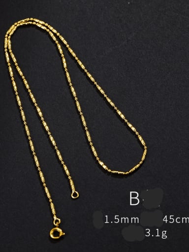 Style B 45cm Alloy Geometric Minimalist Statellite Chain