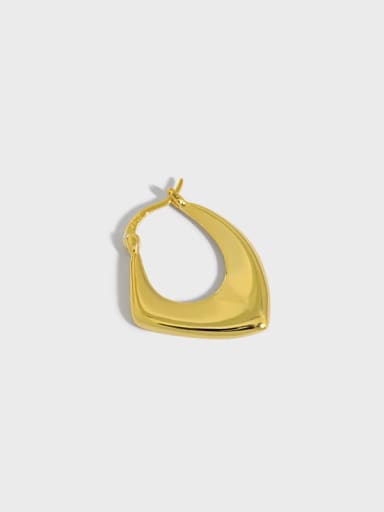 925 Sterling Silver Geometric Minimalist Single Earring [Single]