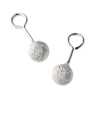 925 Sterling Silver  Minimalist Round BallStud Earring