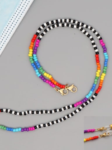 Stainless steel Multi Color TOHAO  Bead  Bohemia Hand-woven Necklace