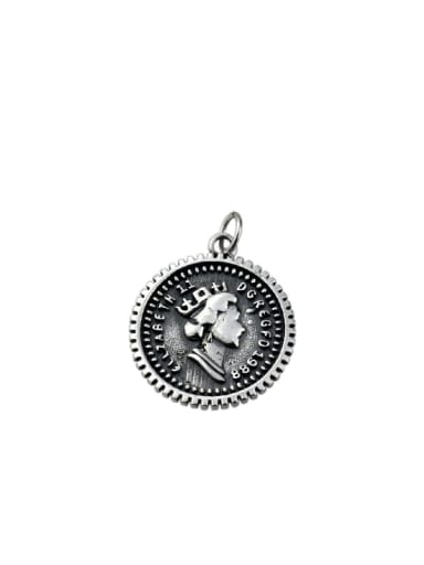 Vintage Sterling Silver With Vintage Round Pendant Diy Accessories