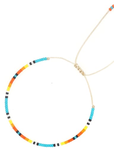Miyuki Millet Bead Multi Color Irregular Bohemia Adjustable Bracelet