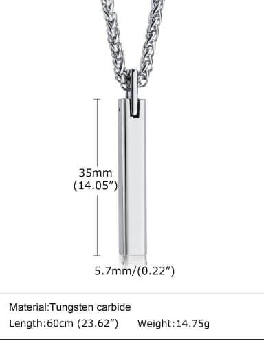 Titanium Steel Minimalist Geometric Pendant