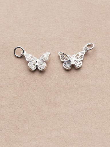 925 Sterling Silver With Vintage Butterfly Pendant Diy Accessories