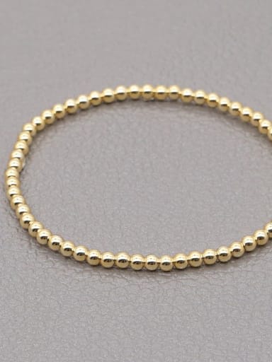 Acrylic Bead Round Minimalist Beaded Bracelet