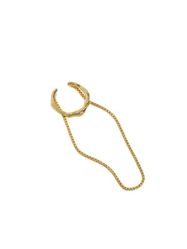 18K gold [single] 925 Sterling Silver Tassel Vintage Single Earring