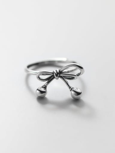 925 Sterling Silver Butterfly Vintage Band Ring