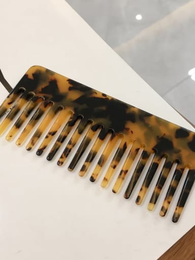 Hawksbill 11.6cm Cellulose Acetate Vintage Geometric Hair Comb