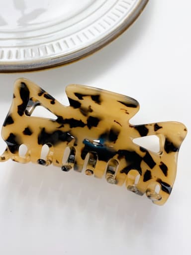 Hawksbill 7cm Cellulose Acetate Minimalist Bowknot Alloy Jaw Claw  Hair