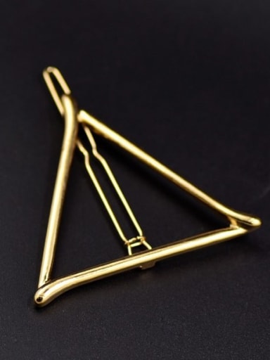 Triangle Gold H25 Alloy Minimalist Geometric Hair Pin