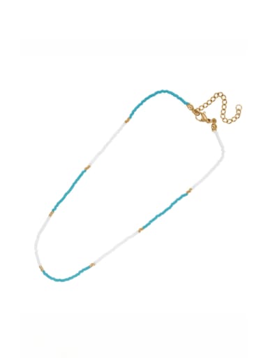 Miyuki Millet Bead Multi Color Bohemia Handmade Beaded Necklace