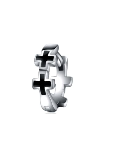 Titanium Steel Cross Minimalist Single Earring(Single-Only One)