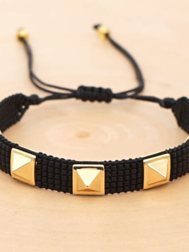 Multi Color Geometric Miyuki DB Bead Bohemia Handmade Weave Bracelet