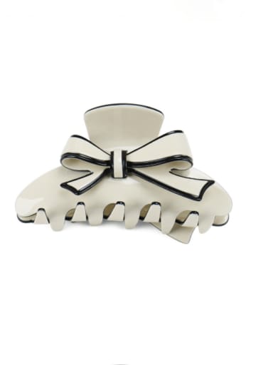 Cellulose Acetate Minimalist Bowknot Zinc Alloy Jaw Hair Claw