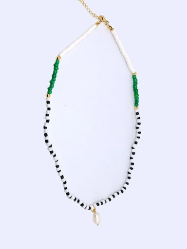 Stainless steel Miyuki beads Pure Handmade Necklace
