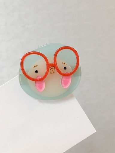 Little Red duck Cellulose Acetate Cute Dog Alloy Hair Barrette