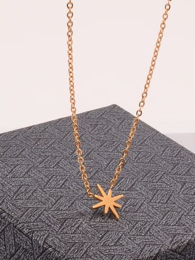 Titanium Star Minimalist pendant Necklace
