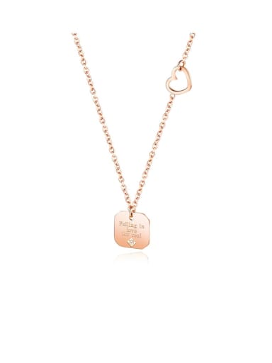 Titanium Heart Minimalist Necklaces