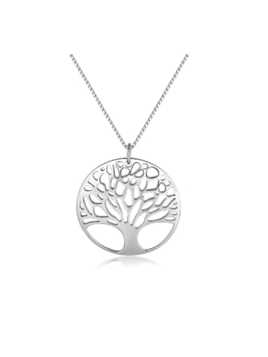 925 Sterling Silver Tree Minimalist Necklace
