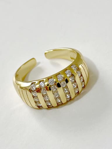 Row diamond ring j1575 4.2g 925 Sterling Silver Cubic Zirconia Geometric Vintage Band Ring