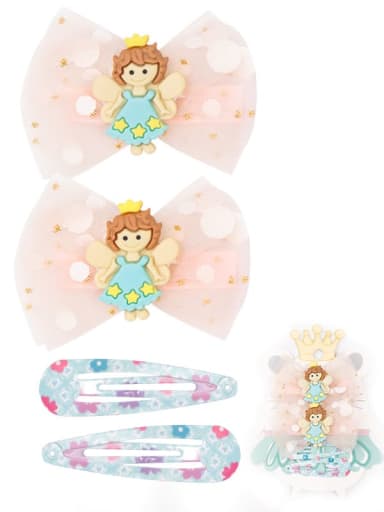 4 fairy fairy suit Alloy Yarn Cute Bowknot  Multi Color Hair Barrette