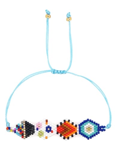 Miyuki Millet Bead Multi Color Geometric Bohemia Adjustable Bracelet