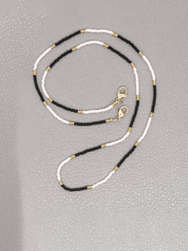 Stainless steel  Miyuki Bead Multi Color Bohemia Hand-woven Necklace