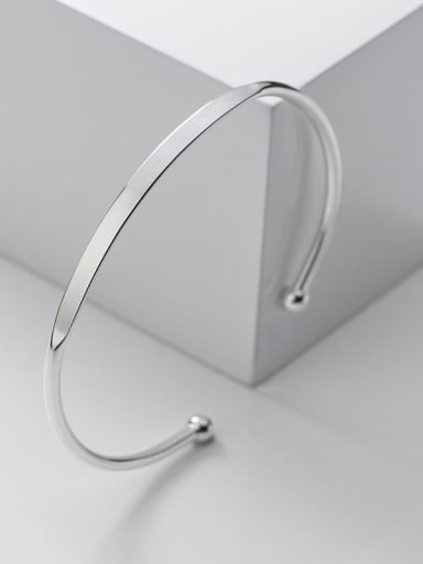 925 Sterling Silver Geometric Minimalist Bracelet
