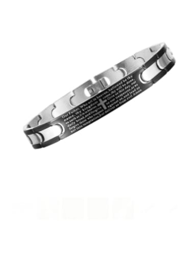 Titanium Steel Cross Minimalist Bracelet
