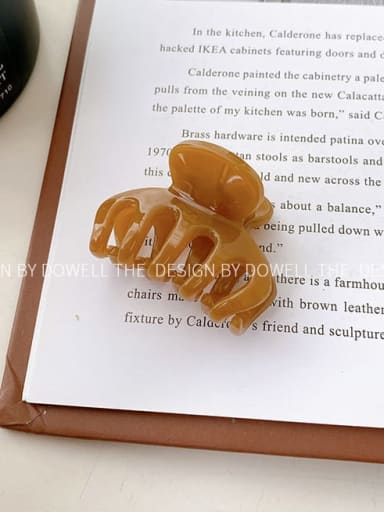 Trend Geometric Alloy Resin Jaw Hair Claw