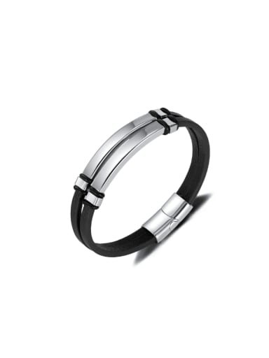 Stainless steel Weave Hip Hop Set Bangle