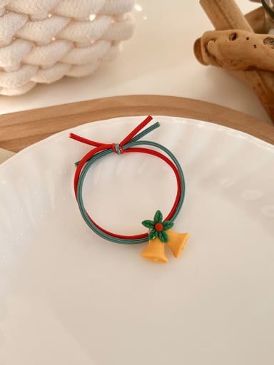 D Bell Acrylic Minimalist Christmas Seris Multi Color Hair Rope