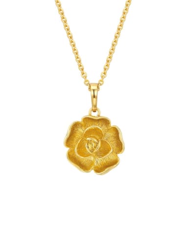 Alloy Flower Necklace
