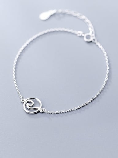 925 Sterling Silver Fashion Round  Bracelet